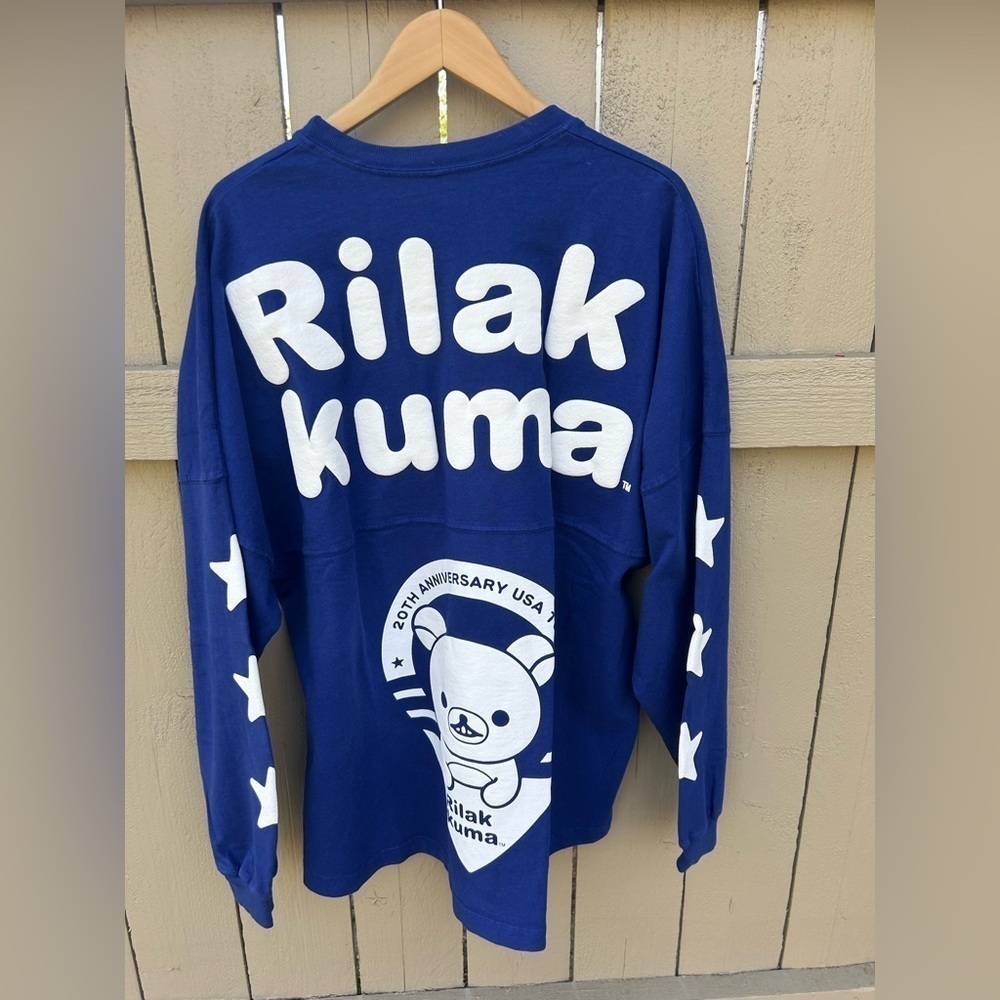 NWT Rilakkuma San-X Original 20th Anniversary USA Tour Limited Spirit Jersey - Picture 3 of 4